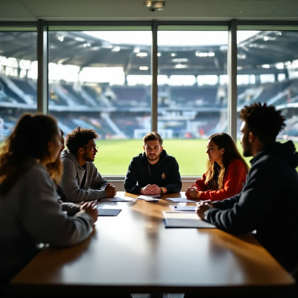 A football anti-racism education workshop