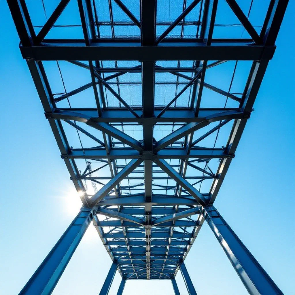 The detailed engineering of a stadium roof support structure